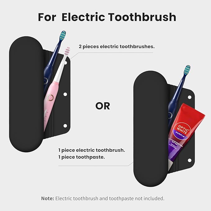 Silicone Electric Toothbrush Travel Case, Manual Toothbrush Travel Cover