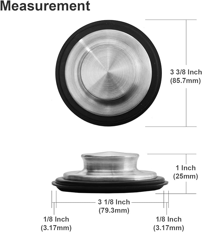 2PCS - Kitchen Sink Drain Strainer and Anti-Clogging Stopper Drainer Set