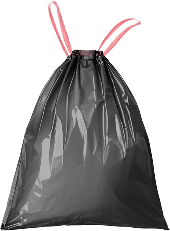 Trash Bags 13 Gallon Drawstring, 63x70cm Size