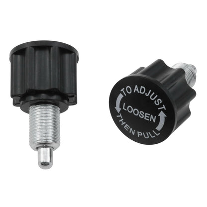 Zangc M18 pop-Out pin knob Pull pin Spring knob for Exercise Equipment Bicycle Equipment Exercise Bike Replacement Parts Black 2PCS (M16)