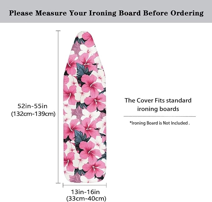 Hibiscus Print Ironing Protector