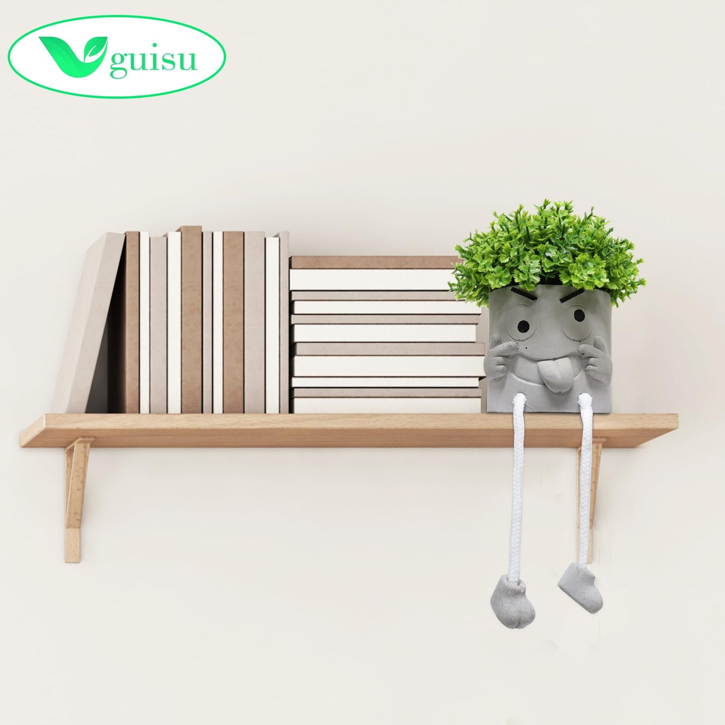 Uguisu 1PCS Cute Plant pots,2.5 Inch Succulent pots,Indoor Succulent planters,Small Flower pots for Home Decor,Room,Shelf Decor,Desk Decor.（No Plants）