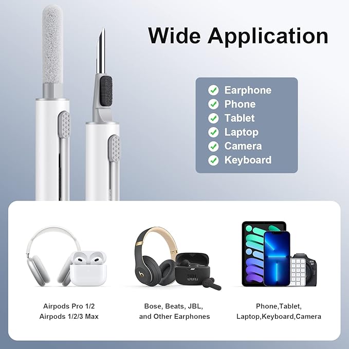 Cleaner Kit for Airpods Pro 1 2 3 Multi-Function Cleaning Pen