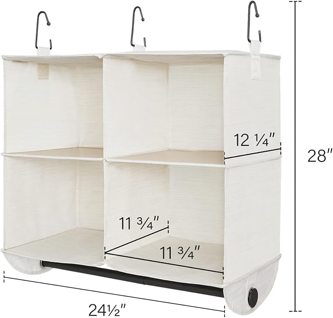 StorageWorks Hanging Closet Organizer