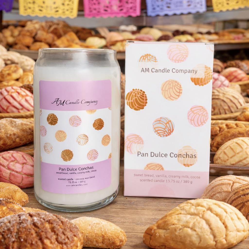 Pan Dulce Concha Bread Scented Candle