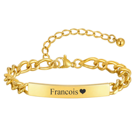 Personalized Matching Bracelet for Couple - Free Engraving Custom Couples Bracelets,Hypoallergenic Adjustable Stainless Steel Long Distance Relationship Jewelry,Promise Bracelet Gifts for Him and Her