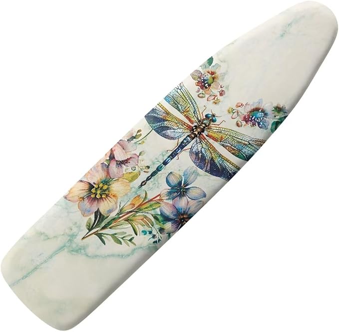 Dragonfly Ironing Board Cover Standard Size 15 x 54 Stain Resistant Fasteners