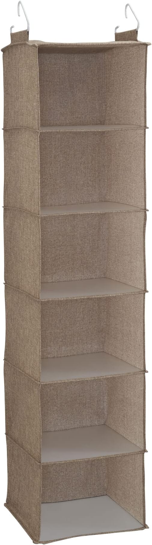 Household Essentials 6 Shelf Hanging Closet Organizer, Hanging Closet Shelf