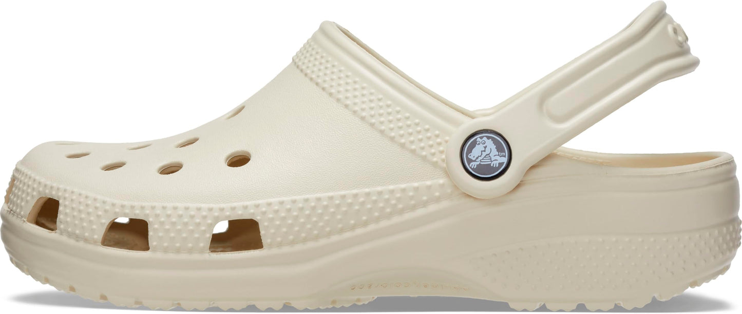 Crocs Unisex Classic Clogs Clogs, Bone,7 UK Men/ 8 UK Women
