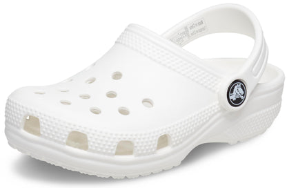 Crocs Unisex Kids Classic Clog T Clog, White, 8 UK Child
