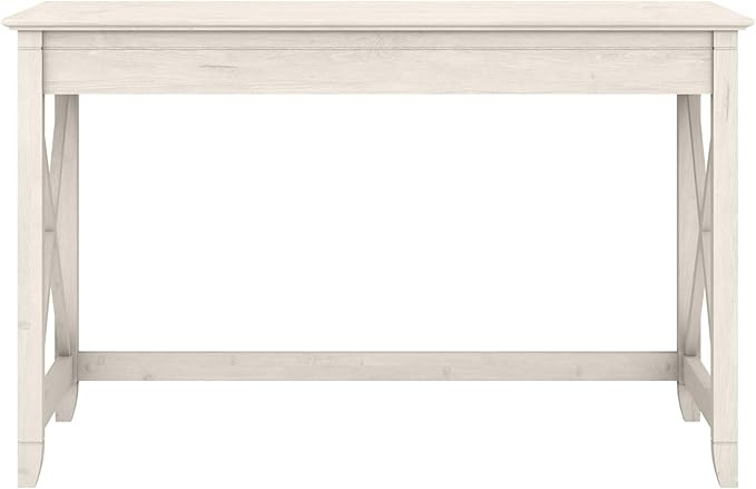 Bush Home Key West 48W Writing Desk in Linen White Oak
