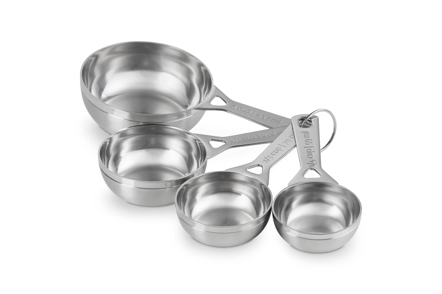 Le Creuset Stainless Steel Measuring Cups, Set of 4