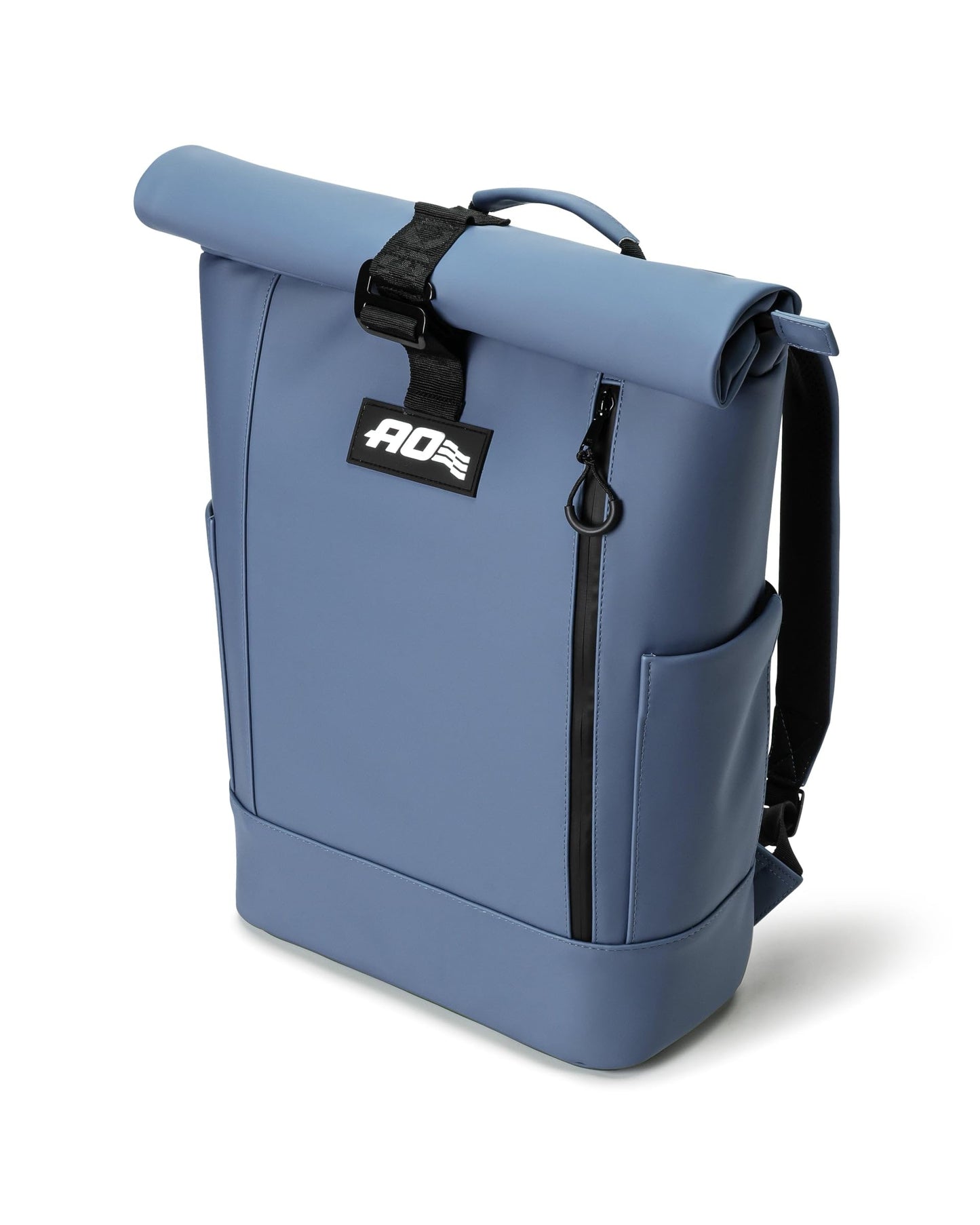 AO Coolers Nomad Backpack Cooler, Waterproof Roll-Top, Insulated, Ocean Blue, 12-Can