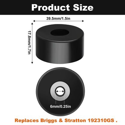 4 PCS 192310GS Anti Vibration Rubber Feet for Air Compressors, Anti Vibration Pads for Washing Machine, Rubber Feet for Electronics, Coleman Powermate, Sanborn, Generators, Pressure Washers and More