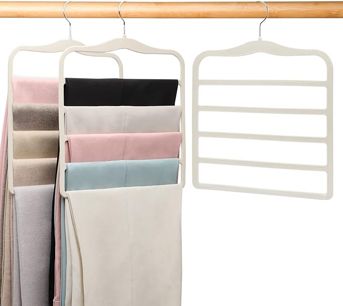 Pants Hangers Space Saving, Organization and Storage
