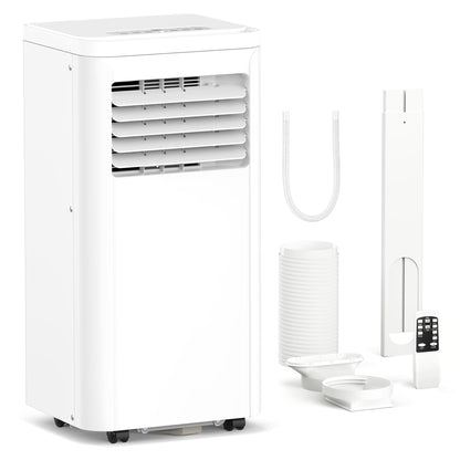 Electactic 8000 BTU Portable Air Conditioner for Rooms up to 450 Sq.Ft, 4 Modes Portable AC Unit with Cool, Dry, Fan and Sleep Modes, Remote and LED Display, Installation Kits for Home, Apartment