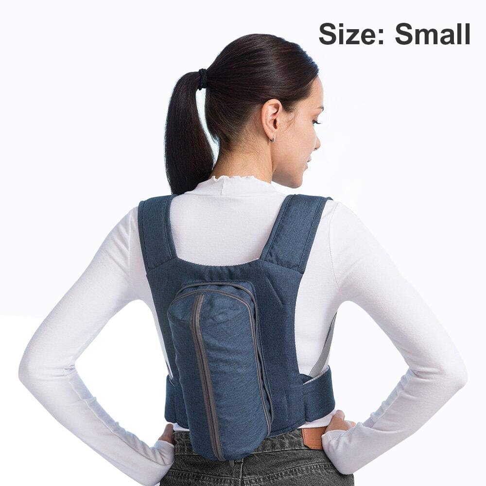 WoodyKnows Side-Sleeping Backpack, Sleep Position Trainer, Sleeping on The Side Alleviates Snoring Caused by Throat Issues (Small, Back Width＜16 Inch or 40 cm)