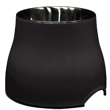 Dogit 2-in-1 Elevated Dish/Bowl, Black, 900 ml