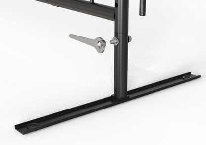 Angry Bull Barricades Barricade in a Box 2.0 - Heavy Duty Interlocking Steel Barricade, 8.5 Ft. (Black, Flat feet)