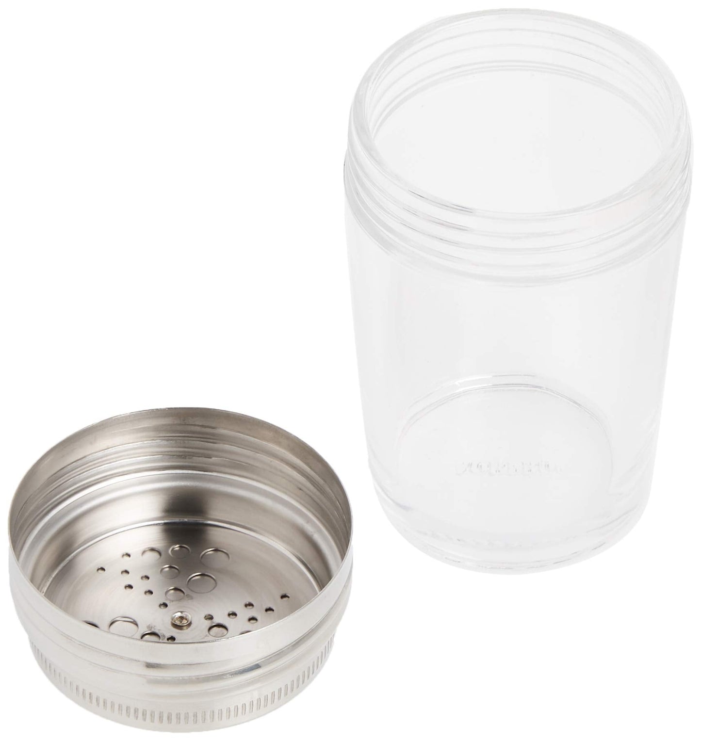 Norpro Shaker Cup Glass Adjustable Pizzeria Style Pepper/Salt/Cheese/Spice 5.25"