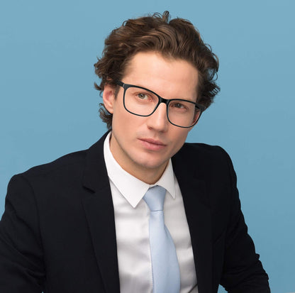 Tanlys 2 Pack Blue Light Blocking Glasses for Computer Eye Strain [Dry Eye & Sour Eye], Anti UV Reduce Headache Lightweight Classic Bluelight Blocker Glasses Men Women (Black Clear)