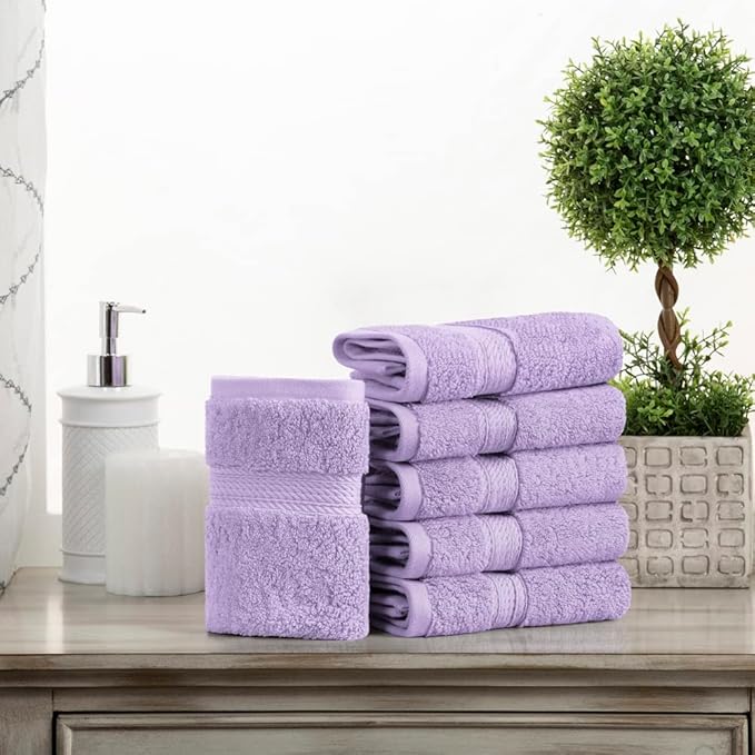 Superior Solid Egyptian Cotton Face Towel Set
