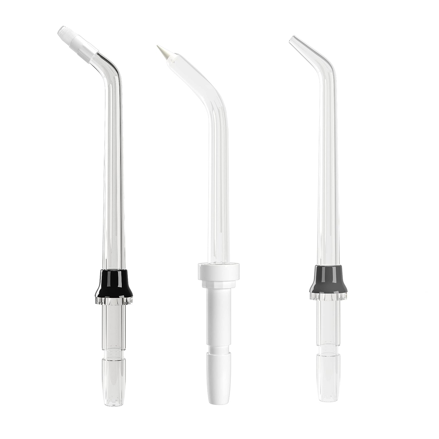 BURST Electric Water Flosser Replacement Tips (Classic/2 Pack) | for Fresh Breath & Healthy Gums | Plaque Removal Between Teeth, Braces & Dental Work