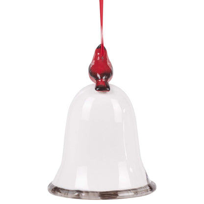 Regency International 6" Dolomite Cardinal Bell Ornament