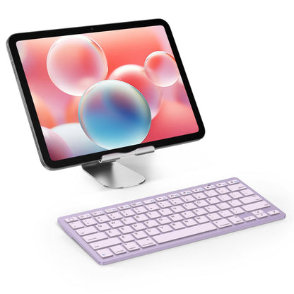 OMOTON Bluetooth Keyboard Compatible with iPad 10th Generation, iPad 10.2 (9th/8th/7th), iPad Pro 13/12.9/11 inch, iPad Air/Mini and More iOS Devices, White