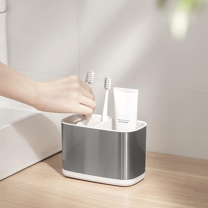 Colist Toothbrush Holder for Bathroom Stainless Steel Detachable Electric