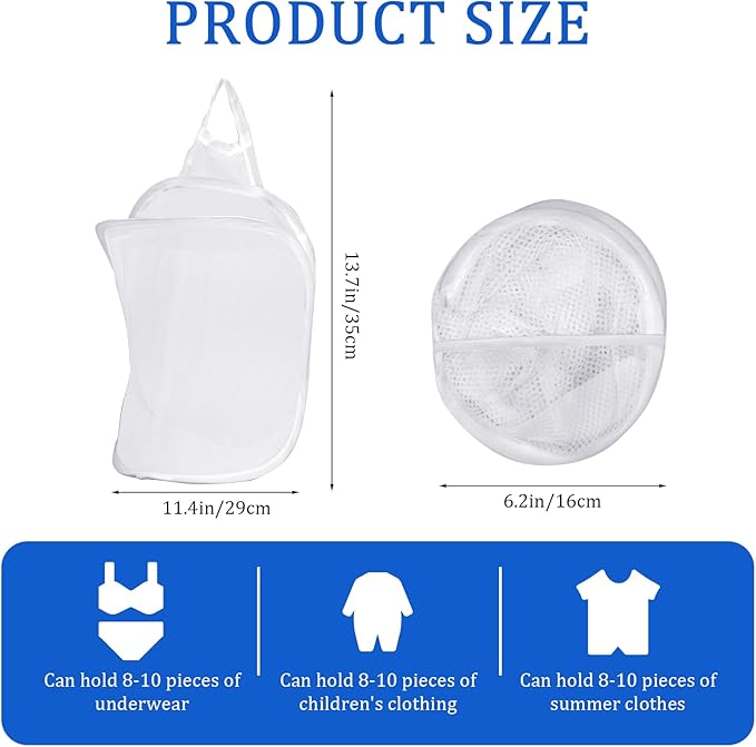 Mozeat Lens Space-Saving Hanging Laundry Hamper