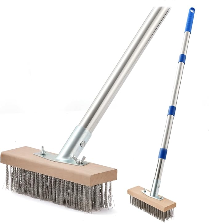 MAXMAN Stainless Steel Wire Scrub Brush