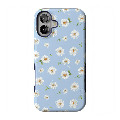 Casely iPhone 16 Plus Case | Blue Stripes | Sunday Best | Compatible with MagSafe | Bold Protective Design