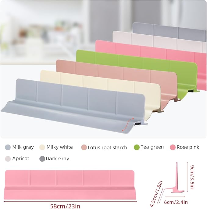 23" Ultra Silicone Sink Splash Guard Released in 2025/Dec, Self-Draining Water