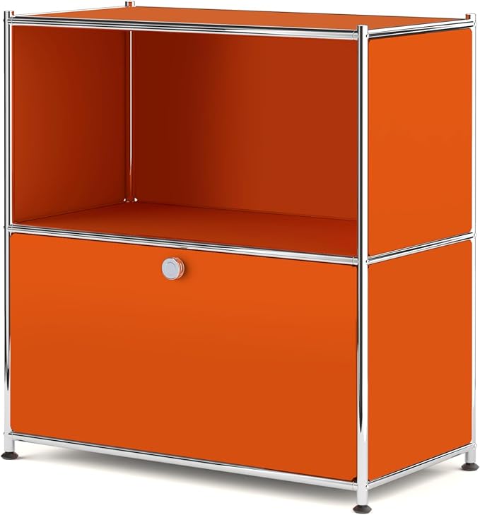 32.5-Inch Flip-Top Side Table & Buffet Cabinet