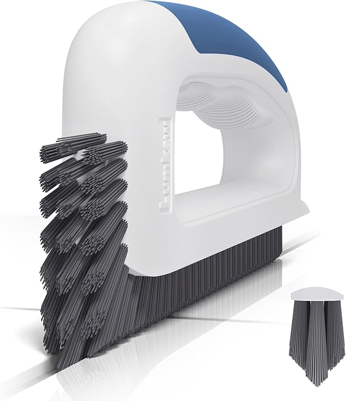 Grout Cleaner Brush for Floors Tile Corner, V Shape Stiff Scrubber Cleaning