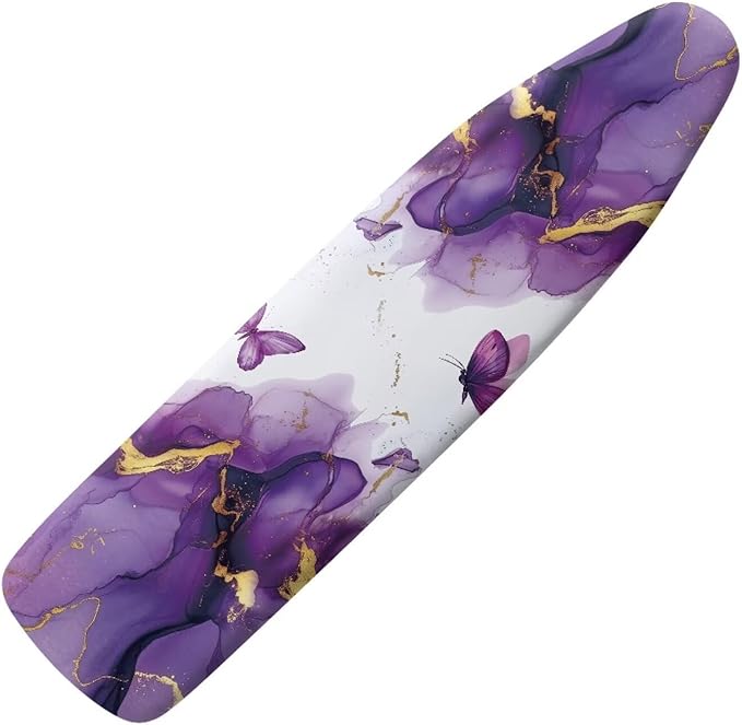 Ironing Board Cover with Elastic Edge and Hook and Loop Fasteners, Universal