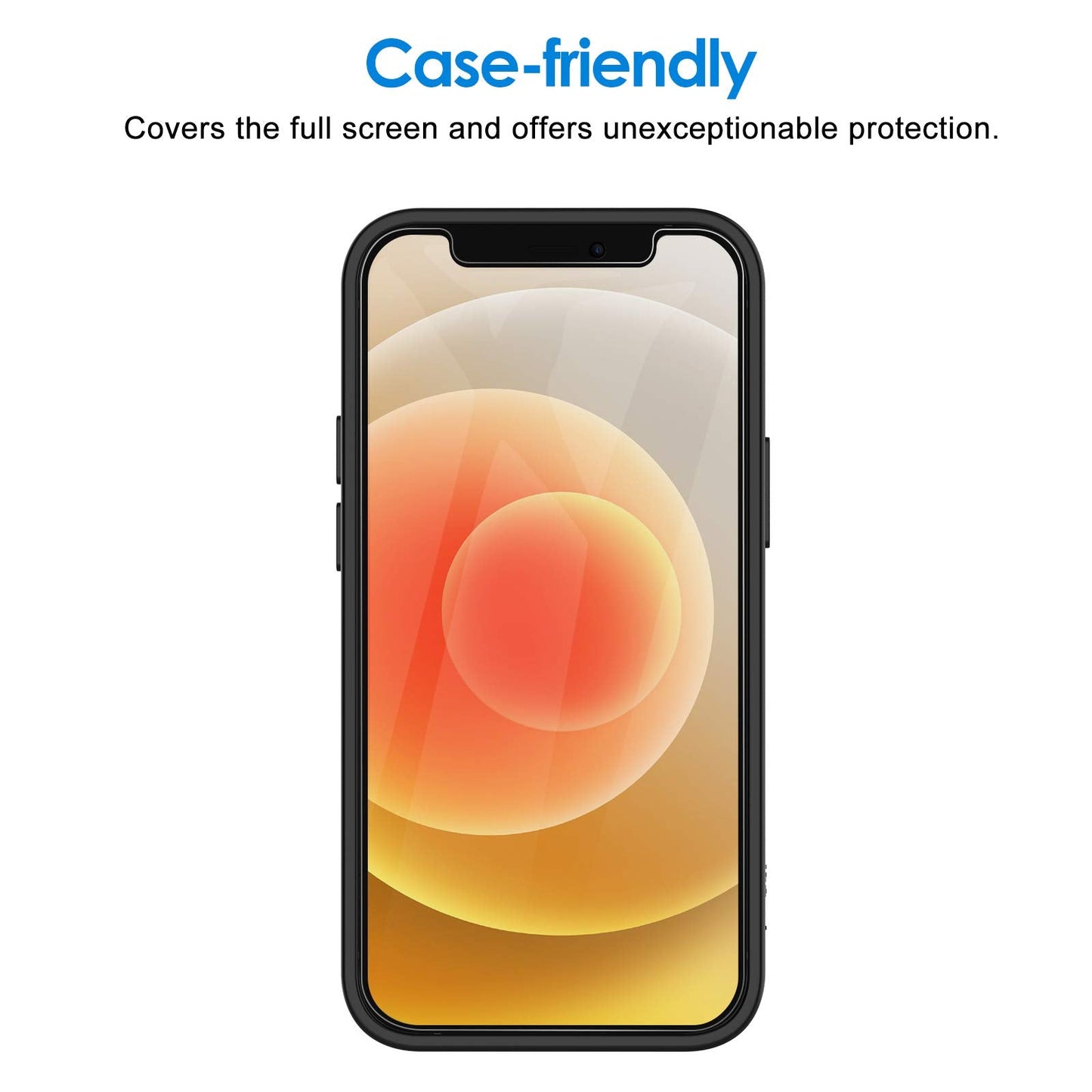 JETech Privacy Screen Protector for iPhone 11 and iPhone XR 6.1-Inch, Anti Spy Tempered Glass Film, 2-Pack