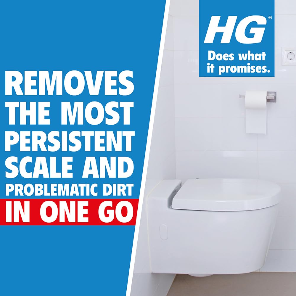 HG Toilet Cleaner Gel Super Powerful, Limescale & Stain Remover – 500ml