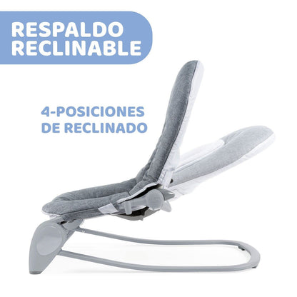 Chicco Hoopla Hammock with Play Bow Rocking System and Reducer 0-18kg Denim Grey (Titanium)