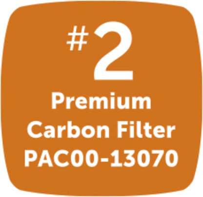 PetSafe Drinkwell Premium Replacement Carbon Filters, Activated Made from Coconut Shells, Black/White, Pack of 12