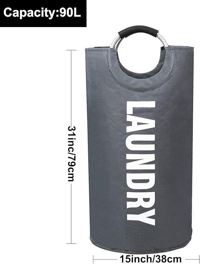 Mziart Thicken Laundry Hamper Tote