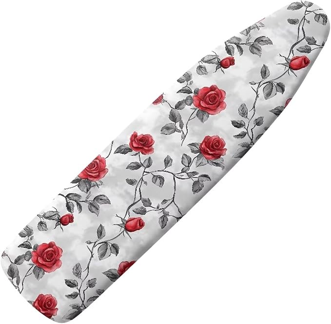 Rose Print Ironing Board Cover Polyester Iron Cover