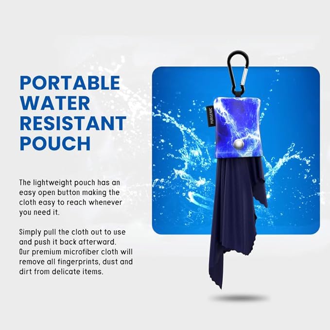 Microfiber Cloth & Glasses Wipes Lens & Glasses Cleaning Cloth