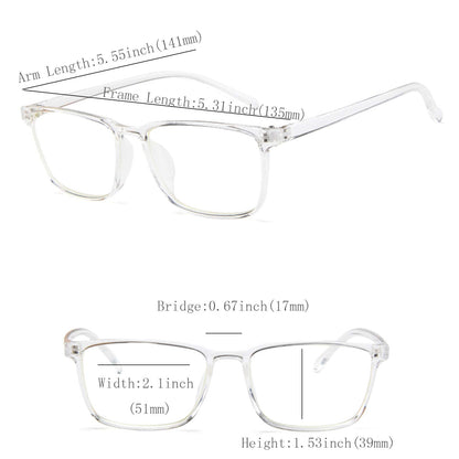 oriopxic Distance Blue light Glasses -0.50 Computer Nearsighted Glasses Anti Eyestrain Anti Glare Myopia Glasses