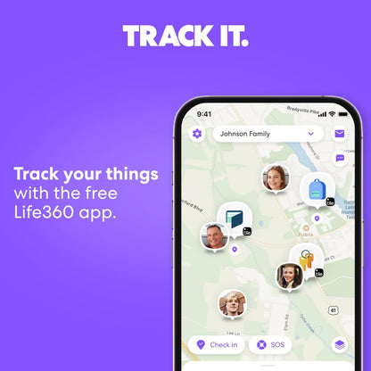 Tile by Life360 Pro (2024) - Powerful Bluetooth Tracker, Key Finder and Item Locator for Keys Bags, and More, Both iOS and Android Compatible, Phone Finder, Pack of 4 (Black/White)