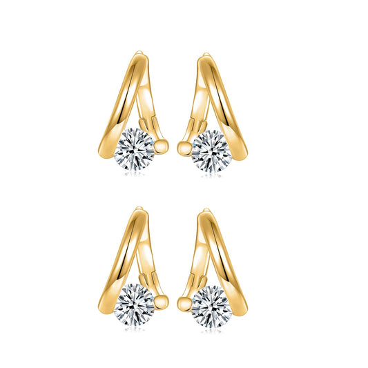 Lymphvity Earrings for Women Halolux Lymphvity Germanium Earring Atheniz Lymphatic Earring Lymphatic Drainage Earrings (Gold)