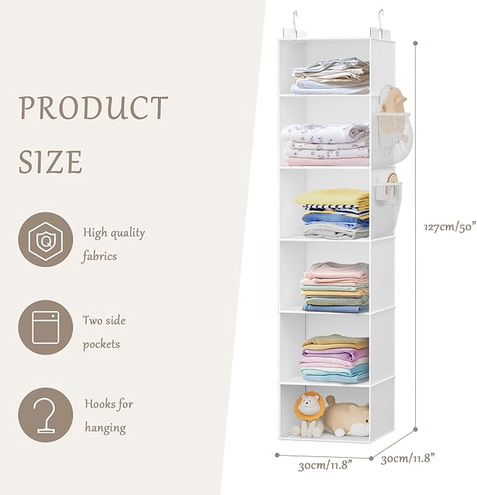 VERONLY Hanging Closet Organizer and Storage