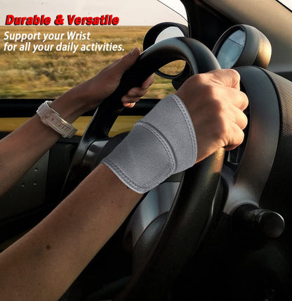 NuCamper Wrist Brace Carpal Tunnel for Men Women Fit Left and Right Hand,Lightweight Adjustable Wrist Support Brace for Tendinitis,Sprains Arthritis,Pain Relief,Compression Wrist Wrap for Sports,Workout and Daily Use