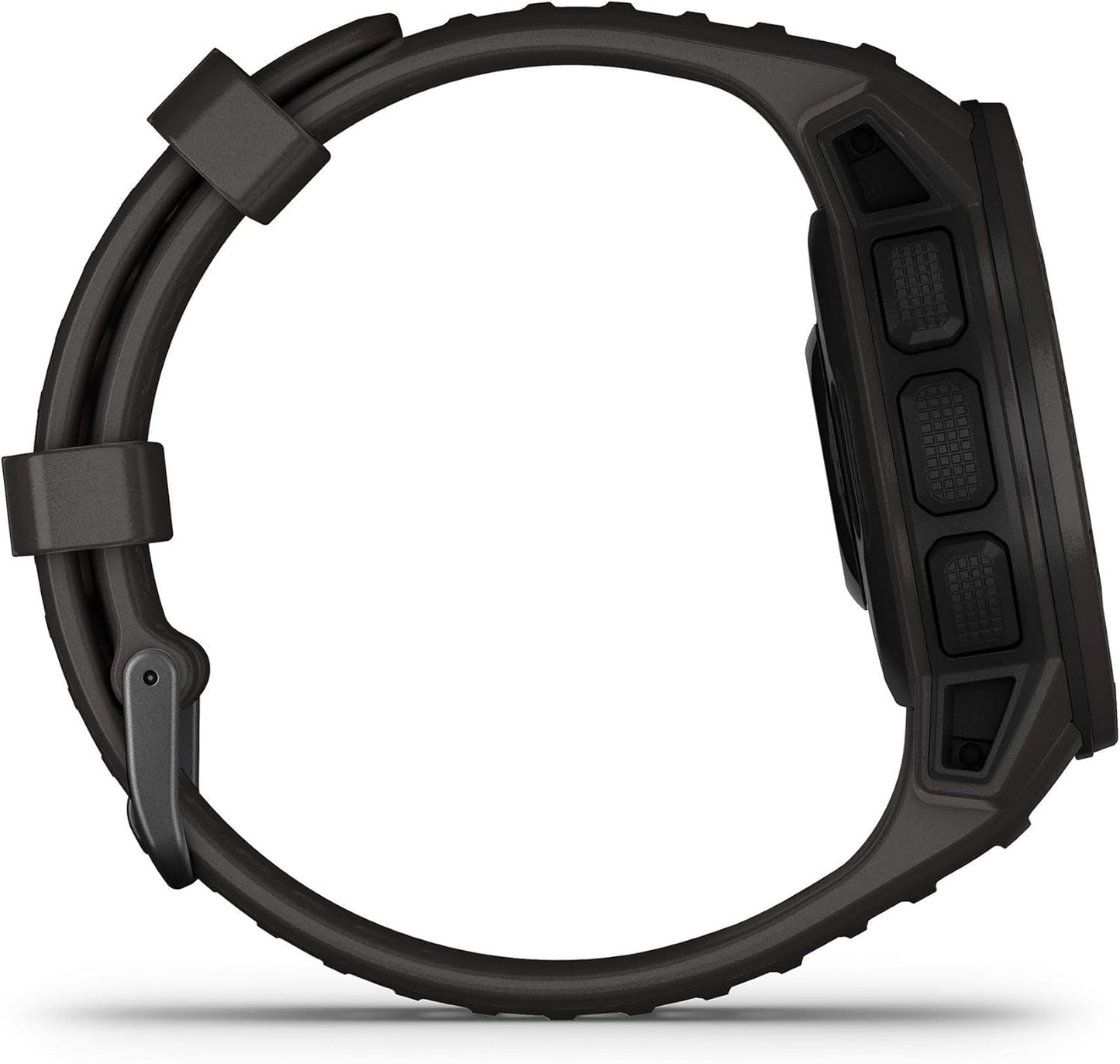 Garmin Instinct Solar, Solar-powered Rugged Outdoor Smartwatch, Built-in Sports Apps and Health Monitoring, Graphite